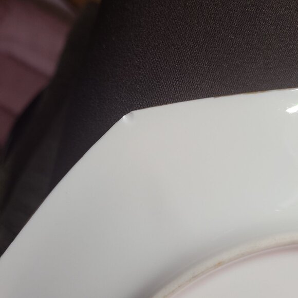 T&V Limoges Hand Painted Floral Porcelain Plate, Artist Signed 7" - Picture 5 of 5